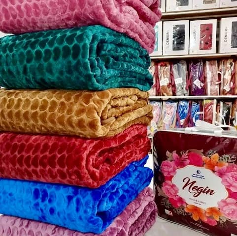 تصویر 1 از پتو نگین الوان تک رنگ درجه یک و شیک